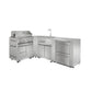 Thor Kitchen MK06SS304 Outdoor Kitchen Corner Cabinet In Stainless Steel