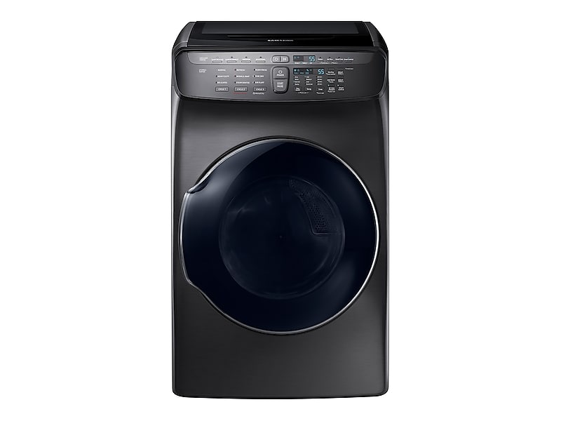 Samsung DVG55M9600V 7.5 Cu. Ft. Smart Gas Dryer With Flexdry™ In Black Stainless Steel