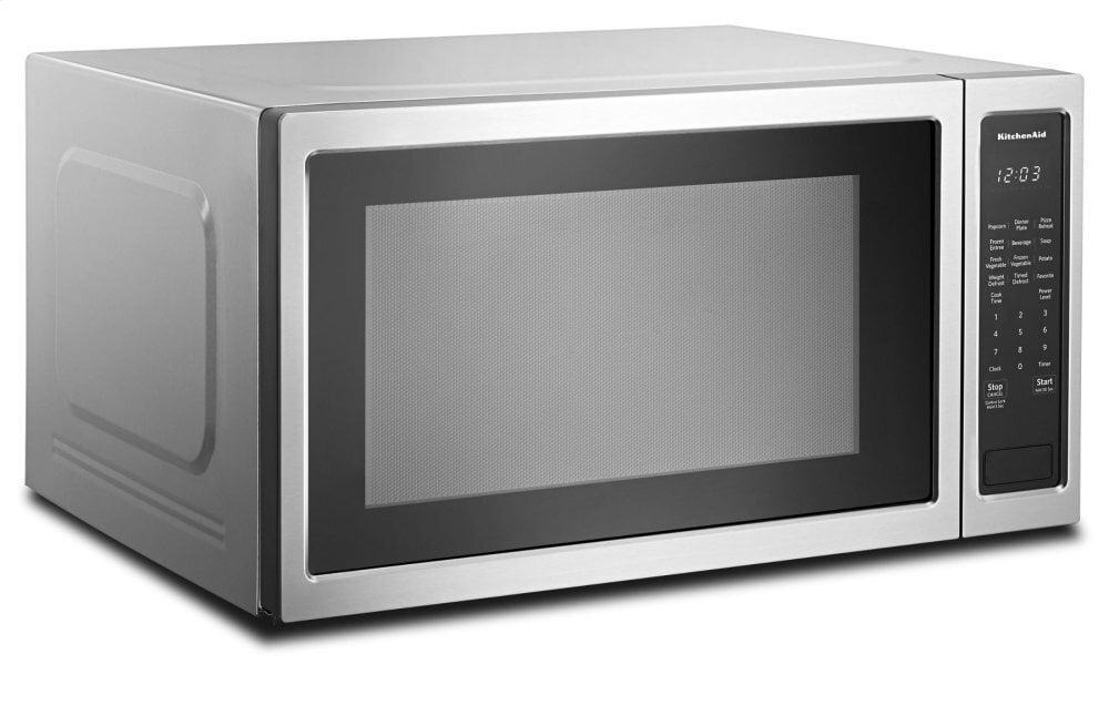 Kitchenaid KMCS3022GSS 24" Countertop Microwave Oven - 1200 Watt - Stainless Steel