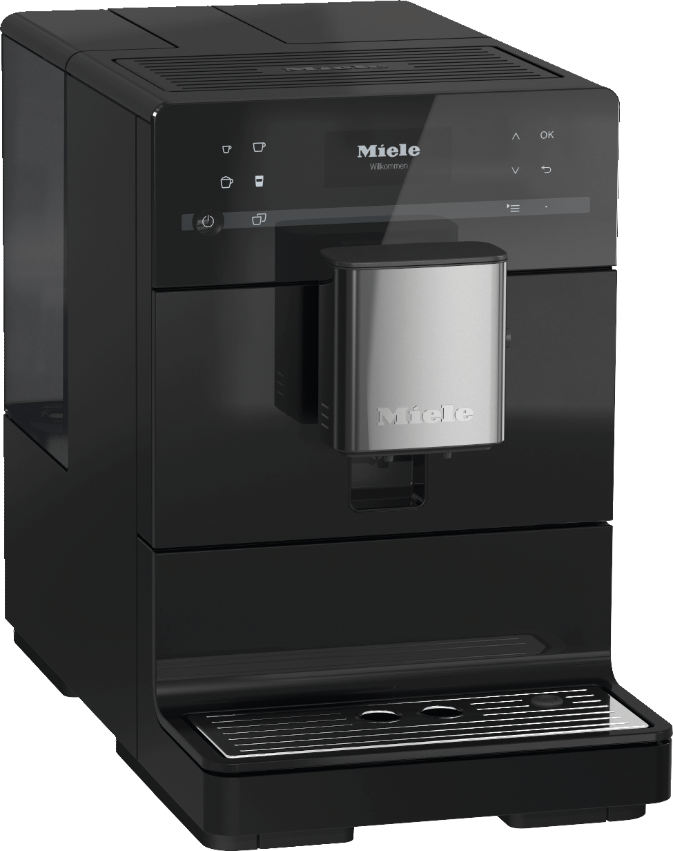 Miele CM5310 SILENCE BLACK  Countertop Coffee Machine With Onetouch For Two For The Ultimate In Coffee Enjoyment.