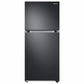 Samsung RT18M6213SG 18 Cu. Ft. Top Freezer Refrigerator With Flexzone™ In Black Stainless Steel