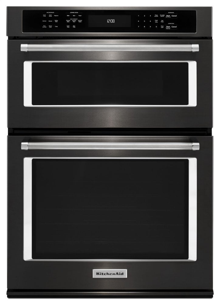 Kitchenaid KOCE507EBS 27" Combination Wall Oven With Even-Heat&#8482; True Convection (Lower Oven) - Black Stainless Steel With Printshield&#8482; Finish