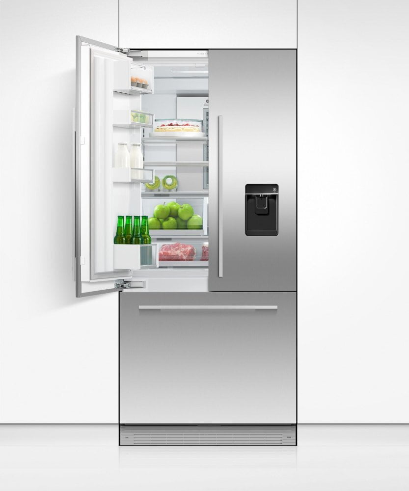 Fisher & Paykel RS32A72U1 Integrated French Door Refrigerator Freezer, 32", Ice & Water