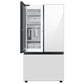 Samsung RF24BB660012 Bespoke 3-Door French Door Refrigerator (24 Cu. Ft.) With Beverage Center™ In White Glass