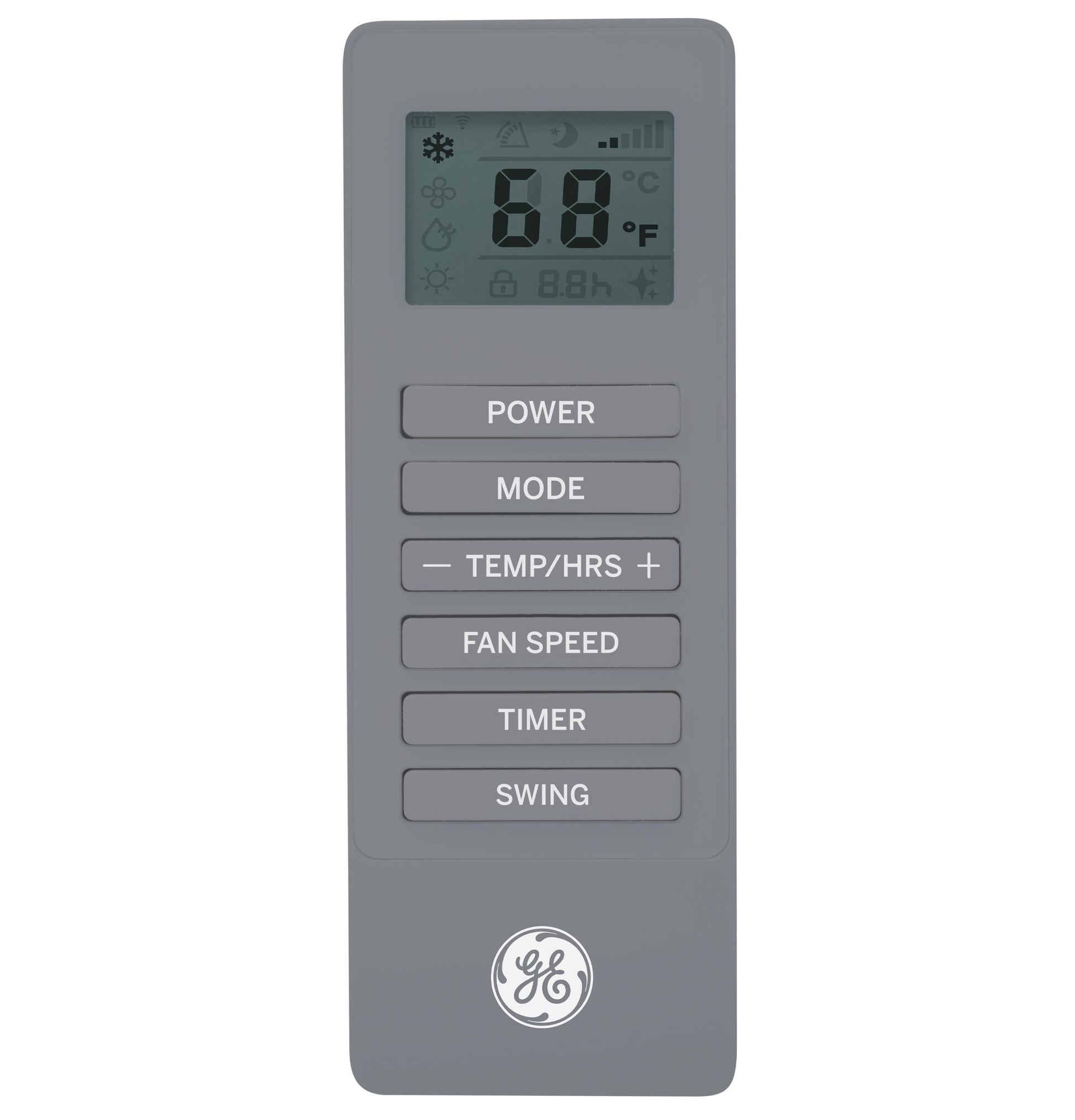 Ge Appliances APWD10JASG Ge® 10,500 Btu Smart Portable Air Conditioner With Dehumidifier And Remote, Grey