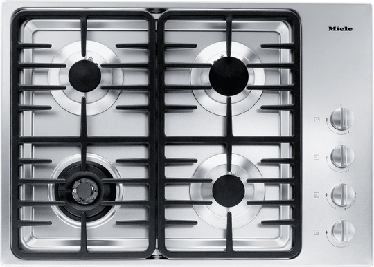 Miele KM3465LP Km 3465 Lp - Gas Cooktop With A Dual Wok Burner For Particularly Wide Ranging Burner Capacity.