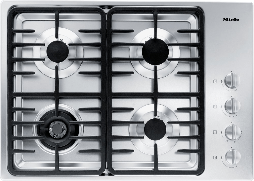 Miele KM3465LPSTAINLESSSTEEL Km 3465 Lp - Gas Cooktop With A Dual Wok Burner For Particularly Wide Ranging Burner Capacity.