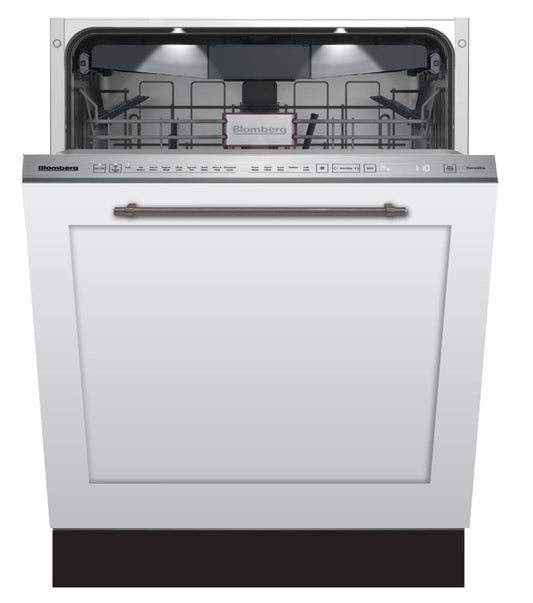 Blomberg Appliances DWT81800FBI 24" Tall Tub Dishwasher 8 Cycles Top Control 3Rd Rack Full Integrated Panel Overlay 45Dba