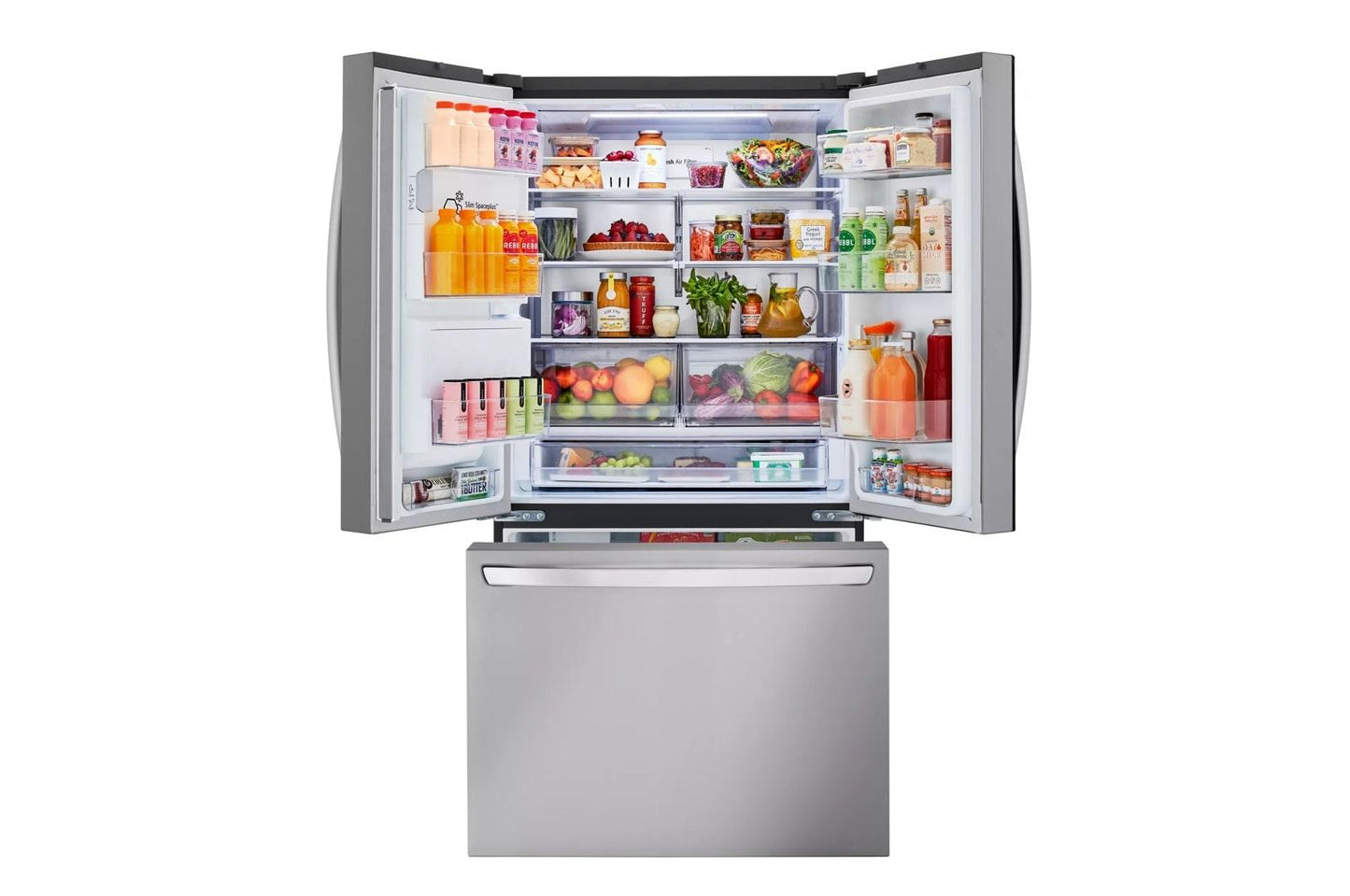 Lg LRFXS3106S 31 Cu. Ft. Smart Standard-Depth Max™ French Door Refrigerator With Dual Ice