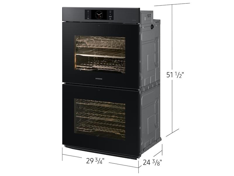 Samsung NV51CG700DMT Bespoke 30" Matte Black Steel Double Wall Oven With Ai Pro Cooking™ Camera