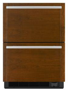 Jennair JUCFP242HX Panel-Ready 24" Double Drawer Refrigerator/Freezer