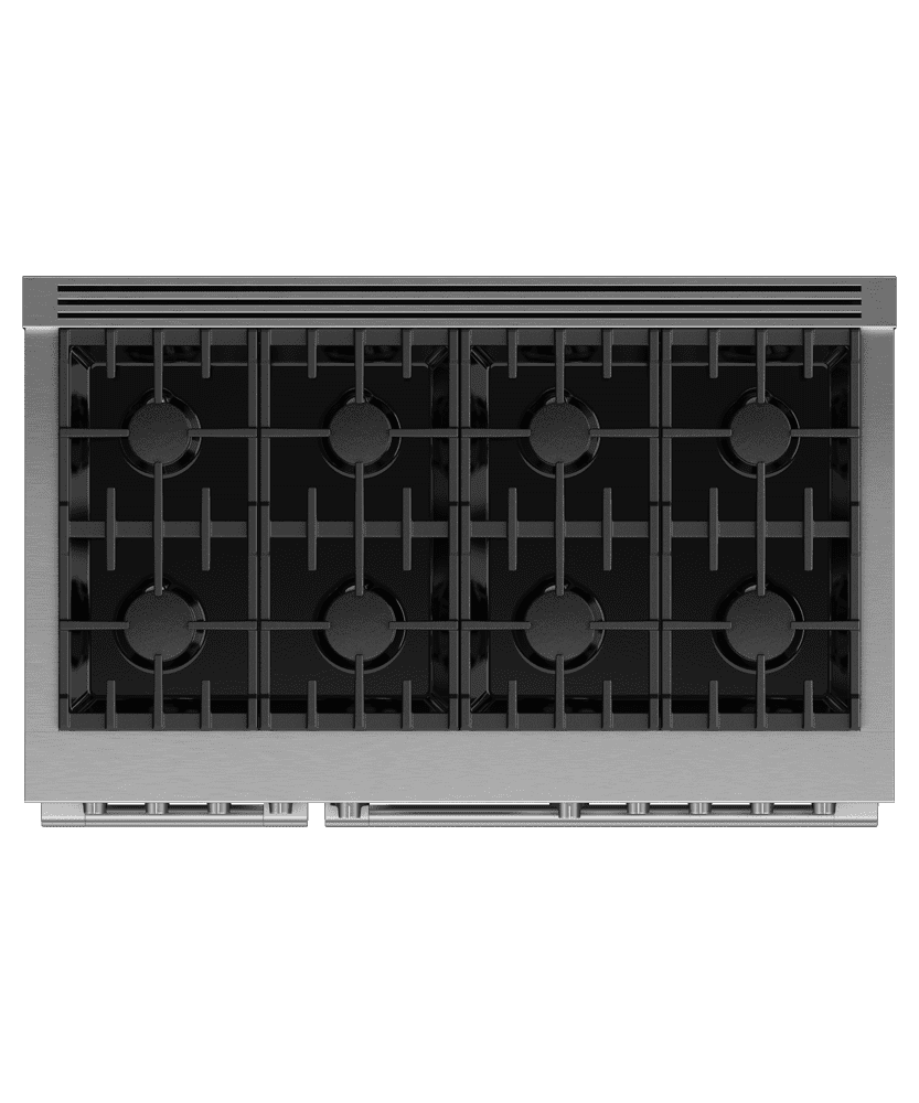 Fisher & Paykel RDV3488L Dual Fuel Range, 48", 8 Burners, Self-Cleaning, Lpg