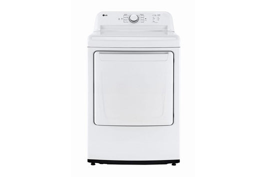 Lg DLE6100W 7.3 Cu. Ft. Ultra Large Capacity Rear Control Electric Energy Star Dryer With Sensor Dry