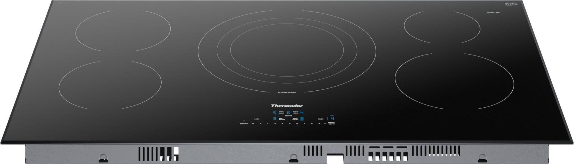 Thermador CIT365YB Induction Cooktop 36'' Black, Surface Mount Without Frame Cit365Yb
