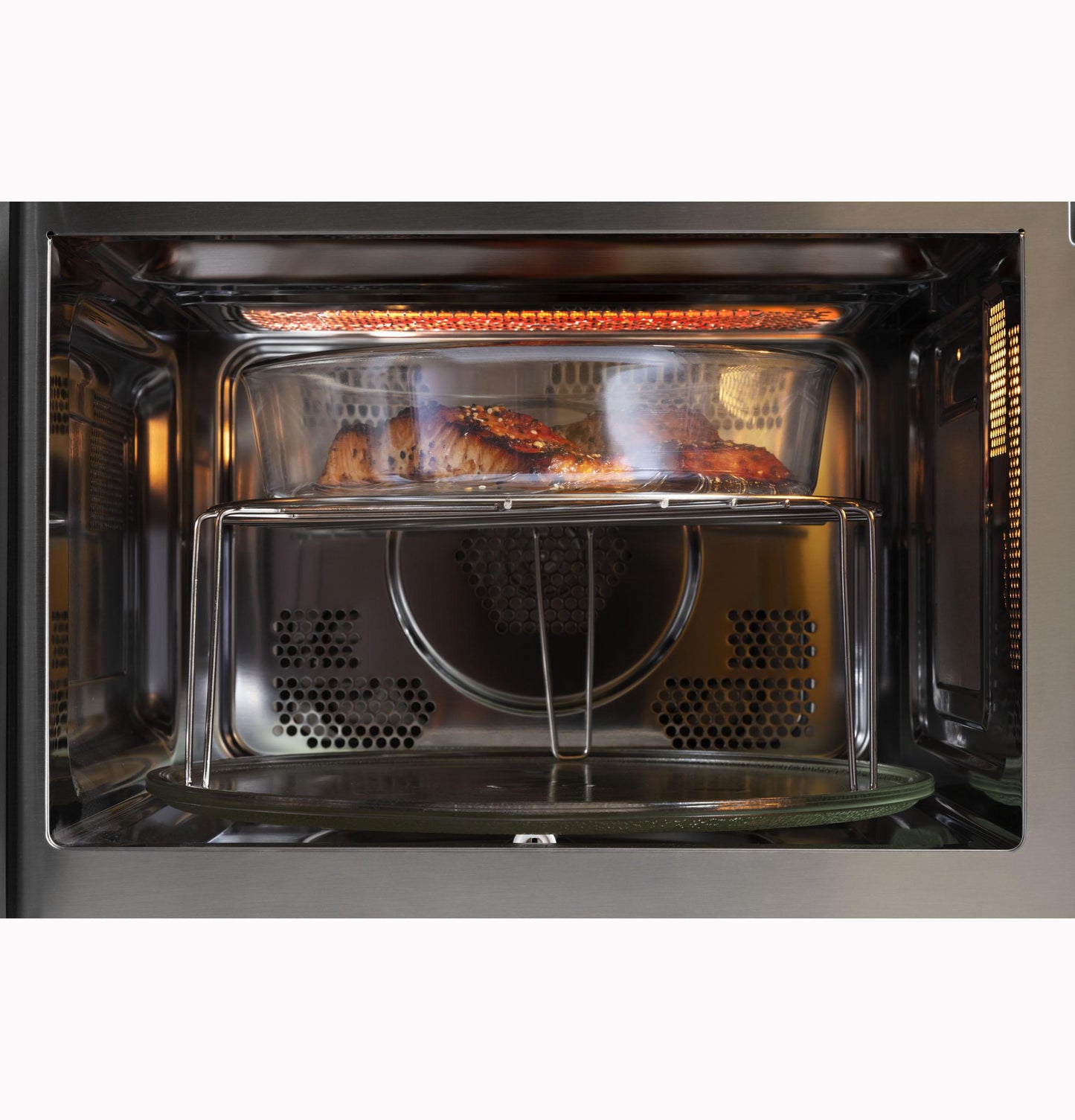 Ge Appliances JES1109RRSS Ge® 1.0 Cu. Ft. Capacity Countertop Convection Microwave Oven With Air Fry