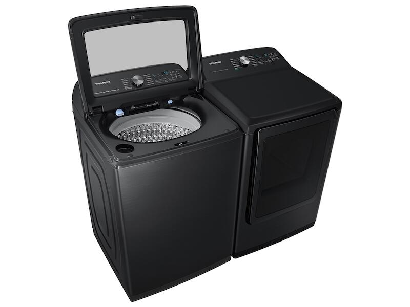 Samsung DVG52A5500V 7.4 Cu. Ft. Smart Gas Dryer With Steam Sanitize+ In Brushed Black