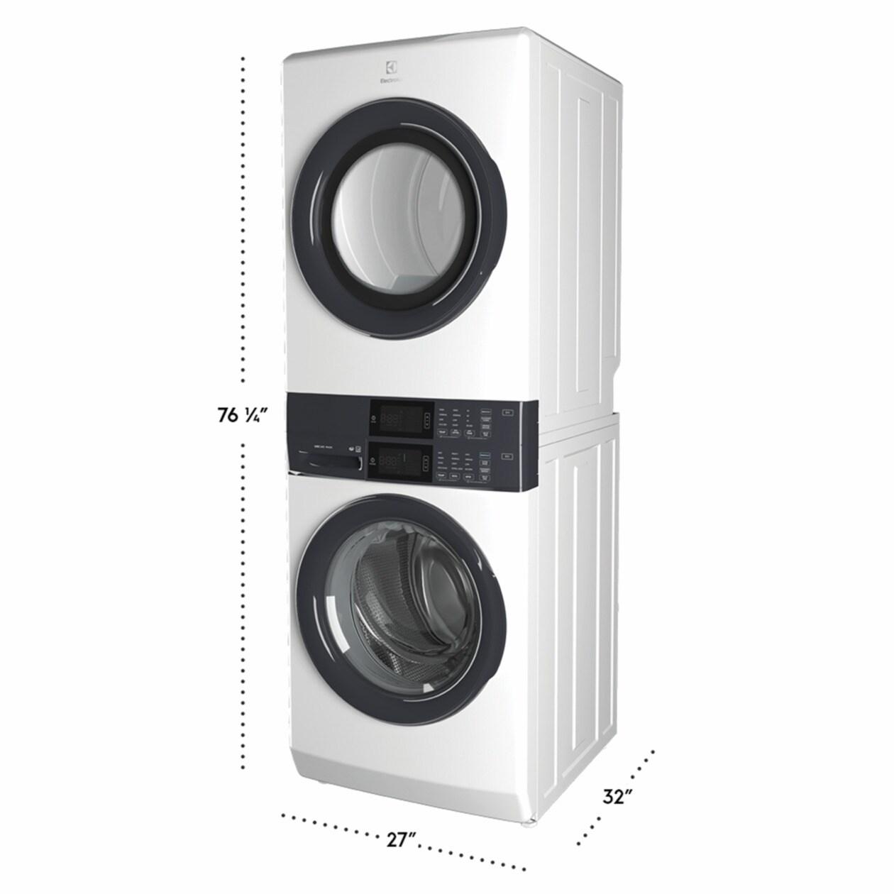 Electrolux ELTE7300AW Electrolux Laundry Tower™ Single Unit Front Load 4.4 Cu. Ft. Washer & 8 Cu. Ft. Electric Dryer