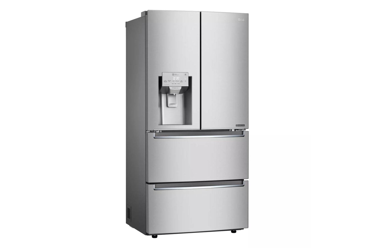 Lg LRMXC1803S 18.3 Cu. Ft. Counter-Depth French Door Refrigerator With Tall Ice And Water Dispenser