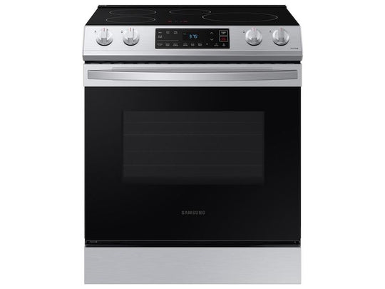 Samsung NE63B8211SS 6.3 Cu. Ft. Smart Instant Heat Induction Slide-In Range In Stainless Steel