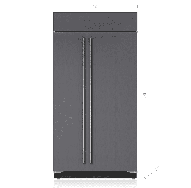 Sub-Zero BI42SO 42" Classic Side-By-Side Refrigerator/Freezer - Panel Ready
