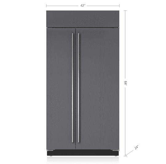 Sub-Zero BI42SO 42" Classic Side-By-Side Refrigerator/Freezer - Panel Ready
