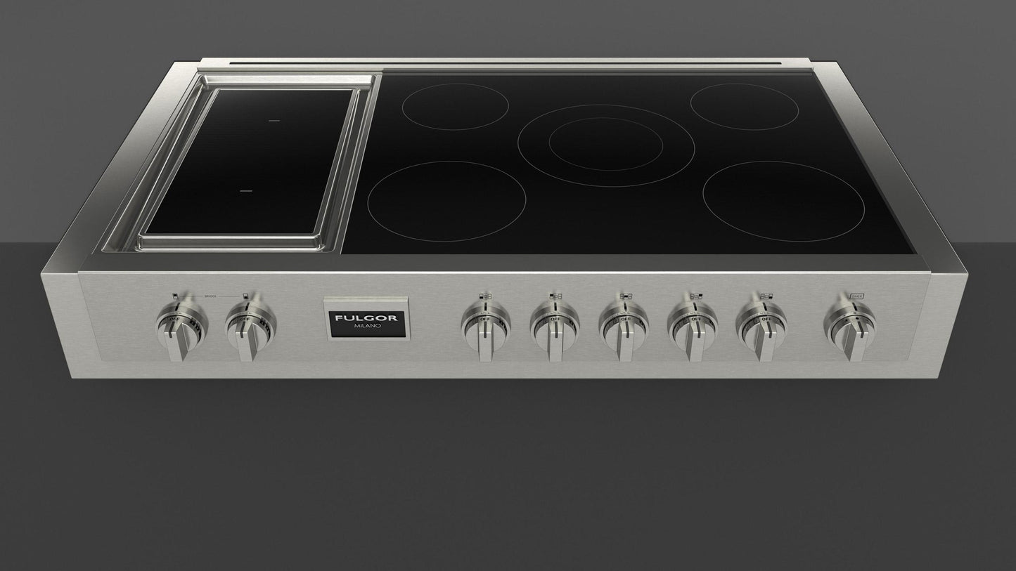 Fulgor Milano F6IRT485GS1 Sofia 48" Pro Induction Rangetop With Griddle