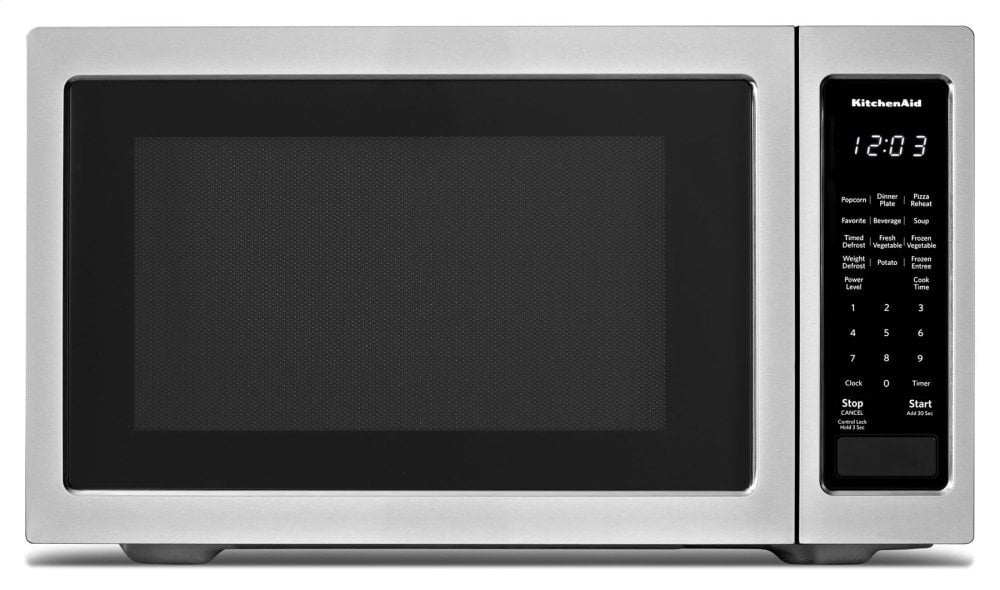 Kitchenaid KMCS1016GSS 21 3/4" Countertop Microwave Oven - 1200 Watt - Stainless Steel