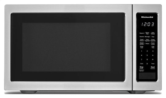 Kitchenaid KMCS1016GSS 21 3/4" Countertop Microwave Oven - 1200 Watt - Stainless Steel