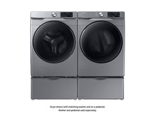 Samsung DVE45R6100P 7.5 Cu. Ft. Electric Dryer With Steam Sanitize+ In Platinum