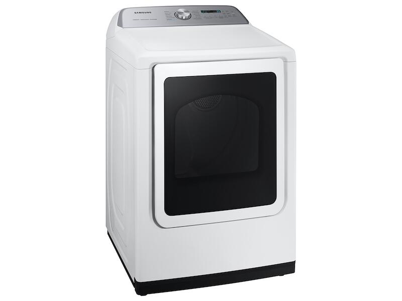 Samsung DVG52A5500W 7.4 Cu. Ft. Smart Gas Dryer With Steam Sanitize+ In White