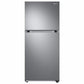 Samsung RT18M6215SR 18 Cu. Ft. Top Freezer Refrigerator With Flexzone™ And Ice Maker In Stainless Steel