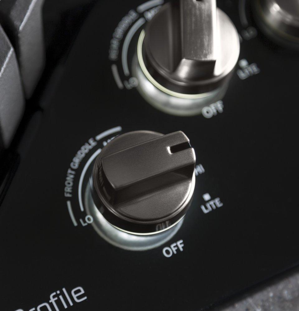 Ge Appliances PGP7036DLBB Ge Profile™ 36" Built-In Gas Cooktop With Optional Extra-Large Cast Iron Griddle