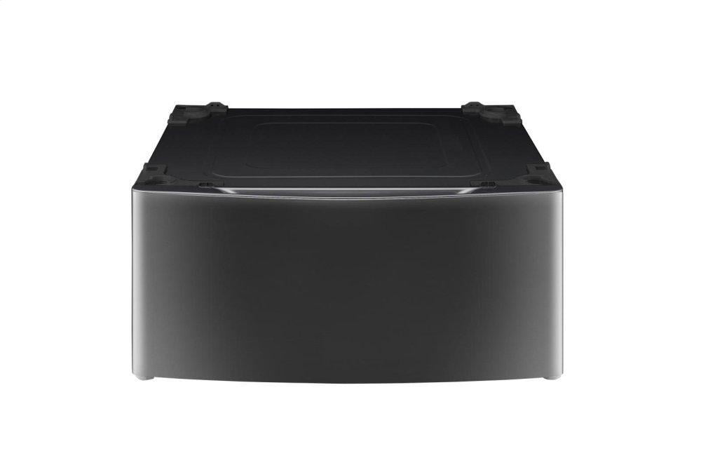 Lg WDP4K Laundry Pedestal - Black Stainless Steel