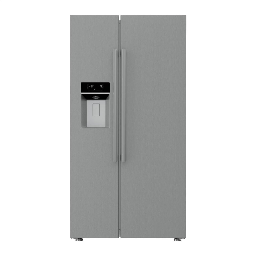Blomberg Appliances BSBS2230SS 36" French Door Counter Depth Sbs With Ice + Water Dispenser Stainless