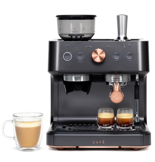 Cafe C7CESAS3RD3 Café™ Bellissimo Semi Automatic Espresso Machine + Frother