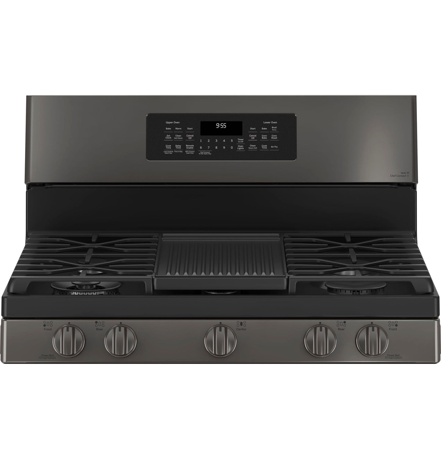 Ge Appliances PGB965BPTS Ge Profile&#8482; 30" Free-Standing Gas Double Oven Convection Range With No Preheat Air Fry