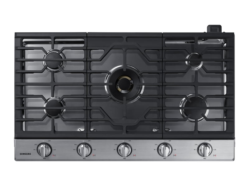 Samsung NA36N7755TS 36" Gas Cooktop With 22K Btu Dual Power Burner In Stainless Steel