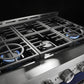 Kitchenaid KFGC506JIB Kitchenaid® 36'' Smart Commercial-Style Gas Range With 6 Burners - Ink Blue