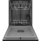 Hotpoint HDF310PGRBB Hotpoint® One Button Dishwasher With Plastic Interior