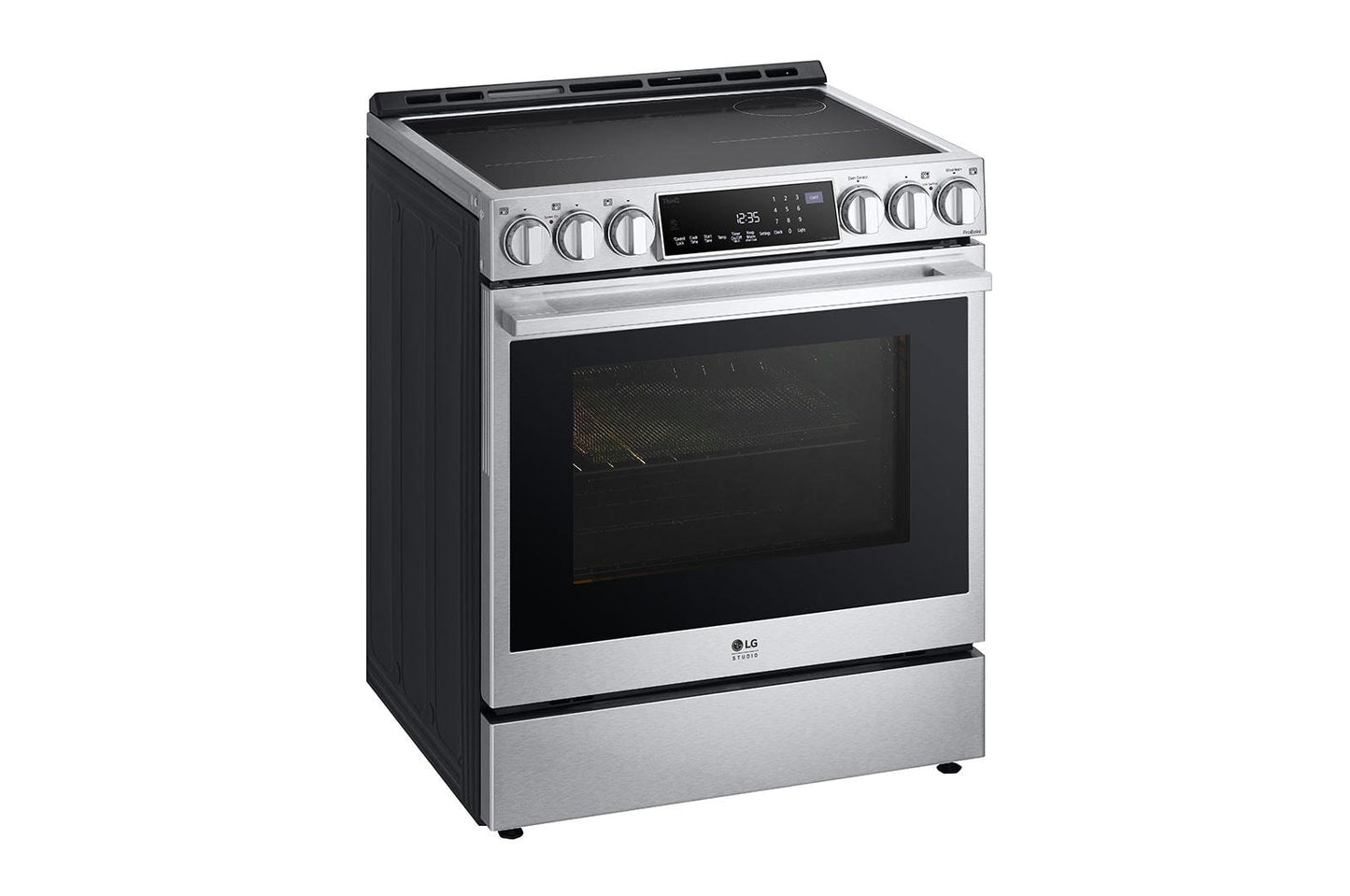 Lg LSIS6338F Lg Studio 6.3 Cu. Ft. Instaview® Induction Slide-In Range With Air Fry And Air Sous Vide