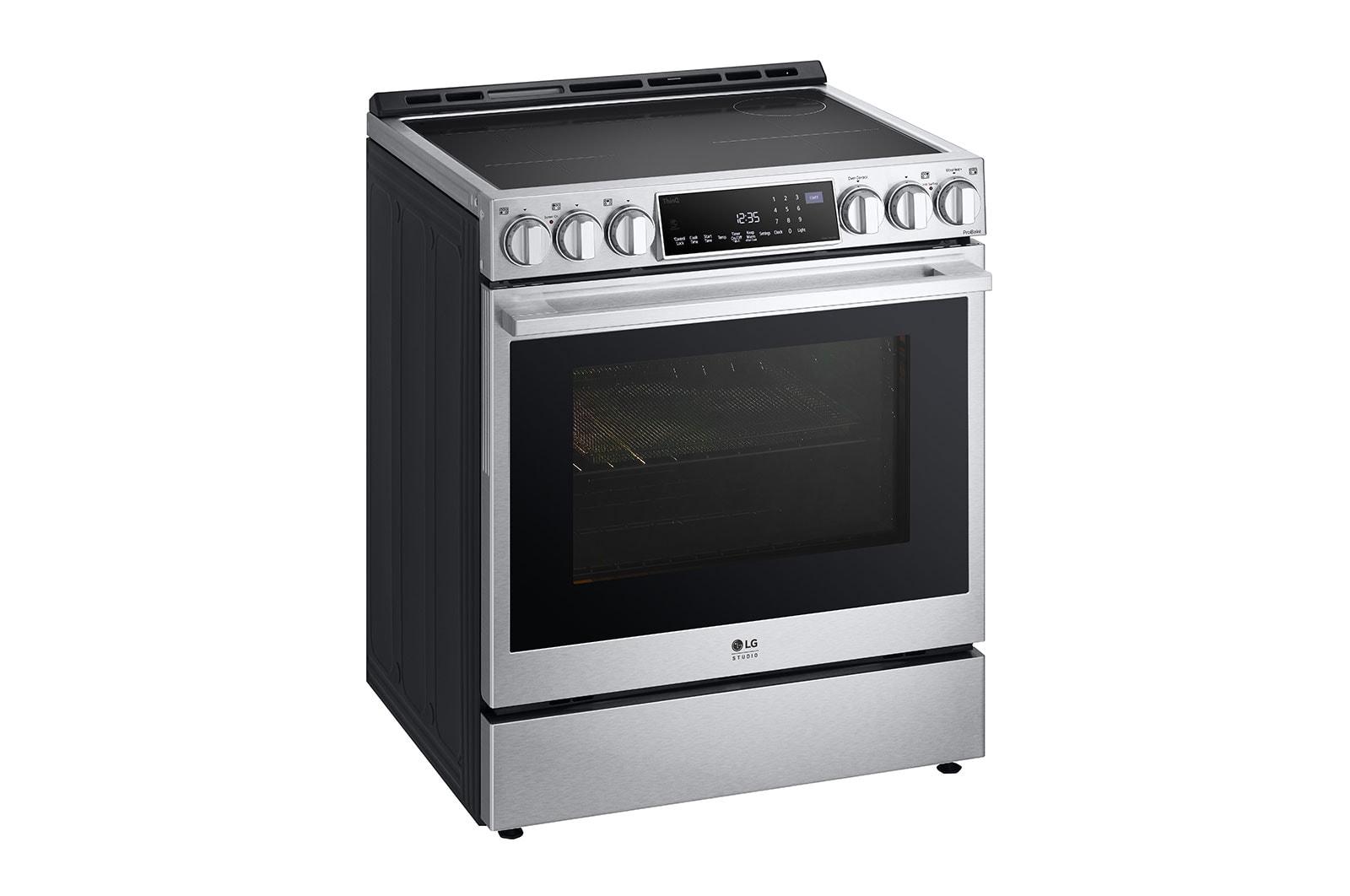 Lg LSIS6338F Lg Studio 6.3 Cu. Ft. Instaview® Induction Slide-In Range With Air Fry And Air Sous Vide