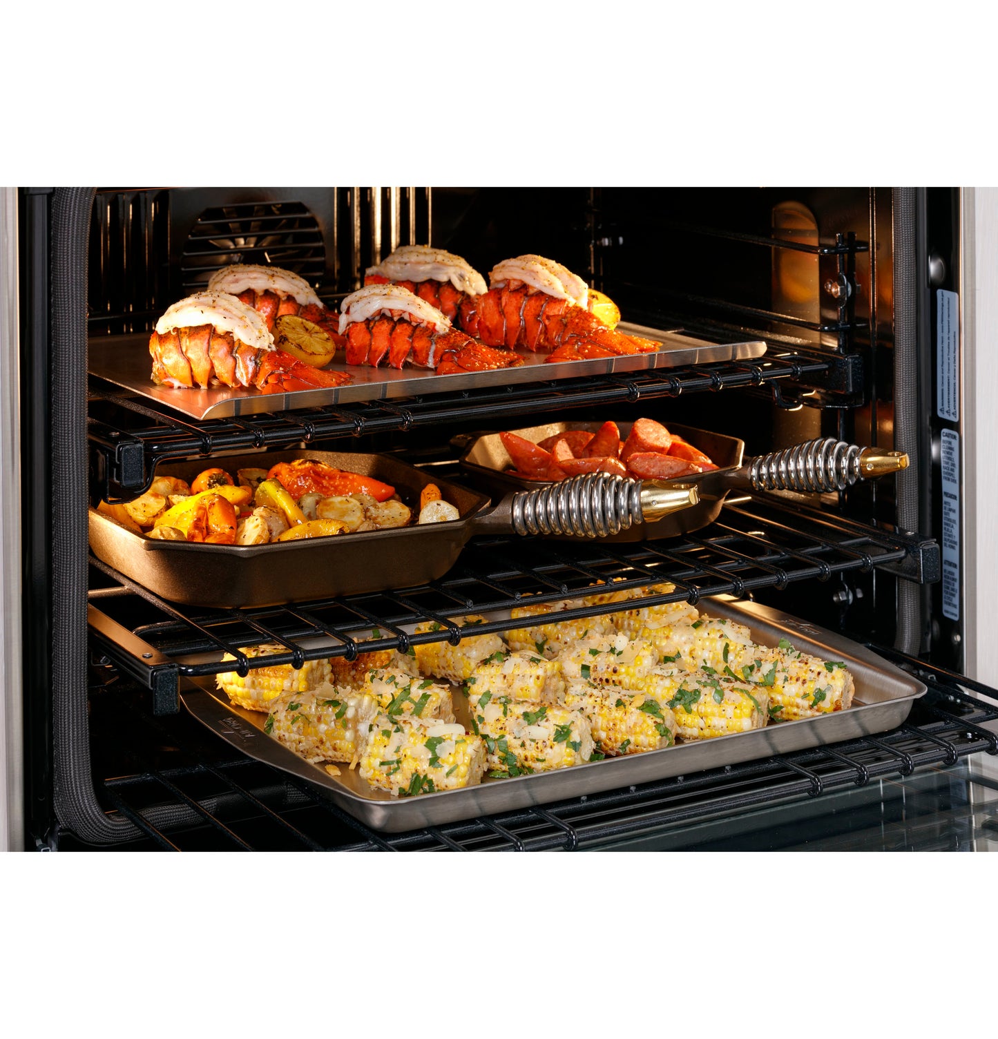 Monogram ZTSX1DPSNSS Monogram 30" Smart Electric Convection Single Wall Oven Statement Collection