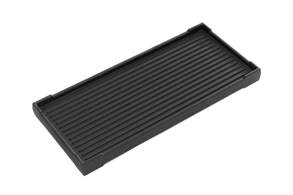 Forzacucina FAGP Double-Sided Cast Iron Griddle + Grill Plate