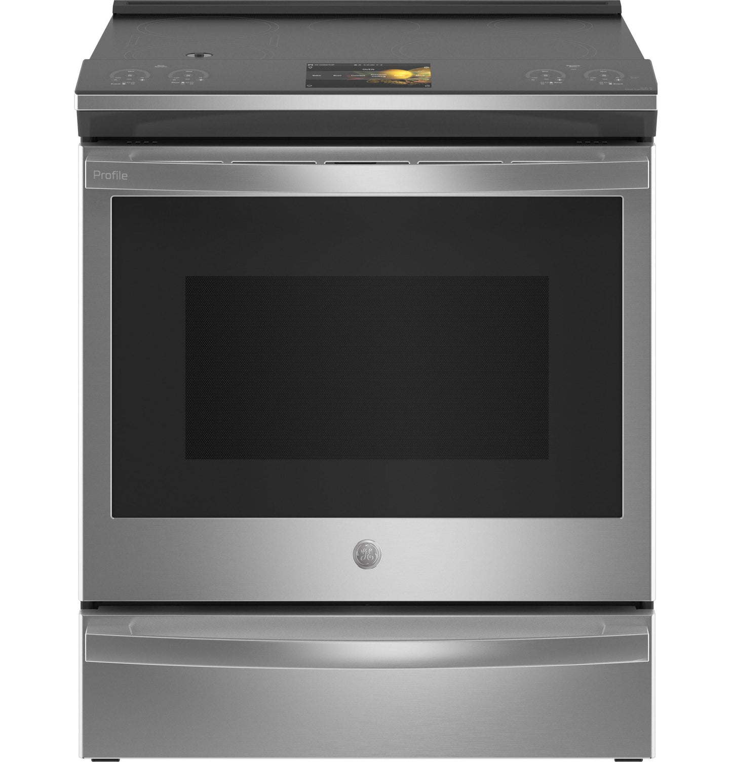 Ge Appliances PHS93XYPFS Ge Profile™ 30" Smart Slide-In Front-Control Induction Fingerprint Resistant Range With In Oven Camera