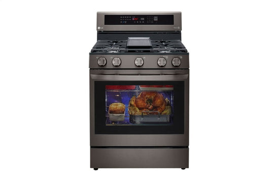 Lg LRGL5825D 5.8 Cu Ft. Smart Wi-Fi Enabled True Convection Instaview® Gas Range With Air Fry