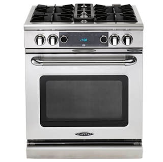 Capital COB304 Connoisseurian 30" Dual Fuel Self Clean Range