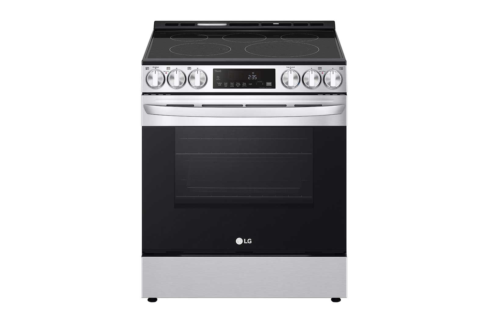 Lg LSEL6333F 6.3 Cu Ft. Smart Wi-Fi Enabled Fan Convection Electric Slide-In Range With Air Fry & Easyclean®