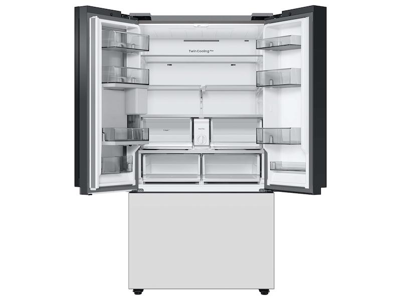 Samsung RF30BB660012 Bespoke 3-Door French Door Refrigerator (30 Cu. Ft.) With Beverage Center™ In White Glass