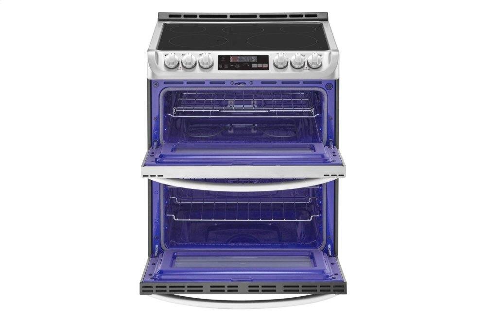Lg LTE4815ST 7.3 Cu. Ft. Smart Wi-Fi Enabled Electric Double Oven Slide-In Range With Probake Convection® And Easyclean®