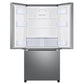 Samsung RF18A5101SR 18 Cu. Ft. Smart Counter Depth 3-Door French Door Refrigerator In Stainless Steel